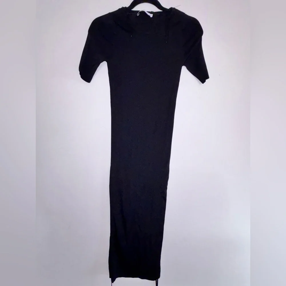 Zara black Knit maxi dress - Picture 2 of 9